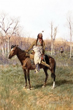  Indiana Peintre - Henry Farney Crow Scouts Indiana